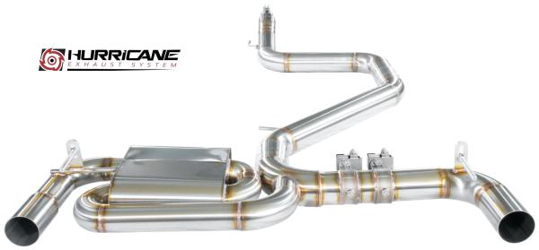 Hurricane Exhaust 3.5" ECE Klappenanlage für Hyundai i30 N, Performance 250-275PS V2 Hurricane Exhaust 3.5" ECE Klappenanlage für Hyundai i30 N, Performance 250-275PS V2